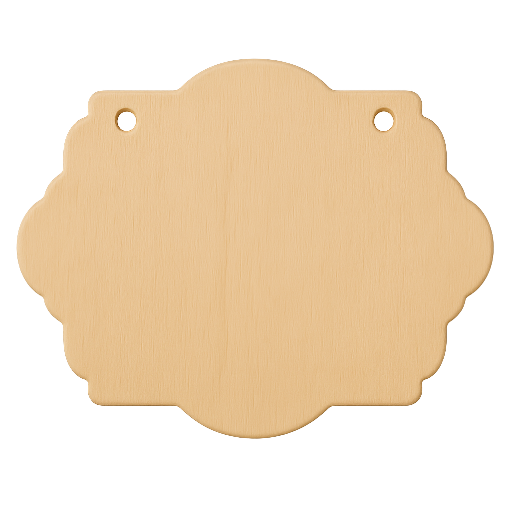 Holztafeln Barockform