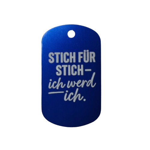 Anhänger - Stich für Stich - ich werd ich