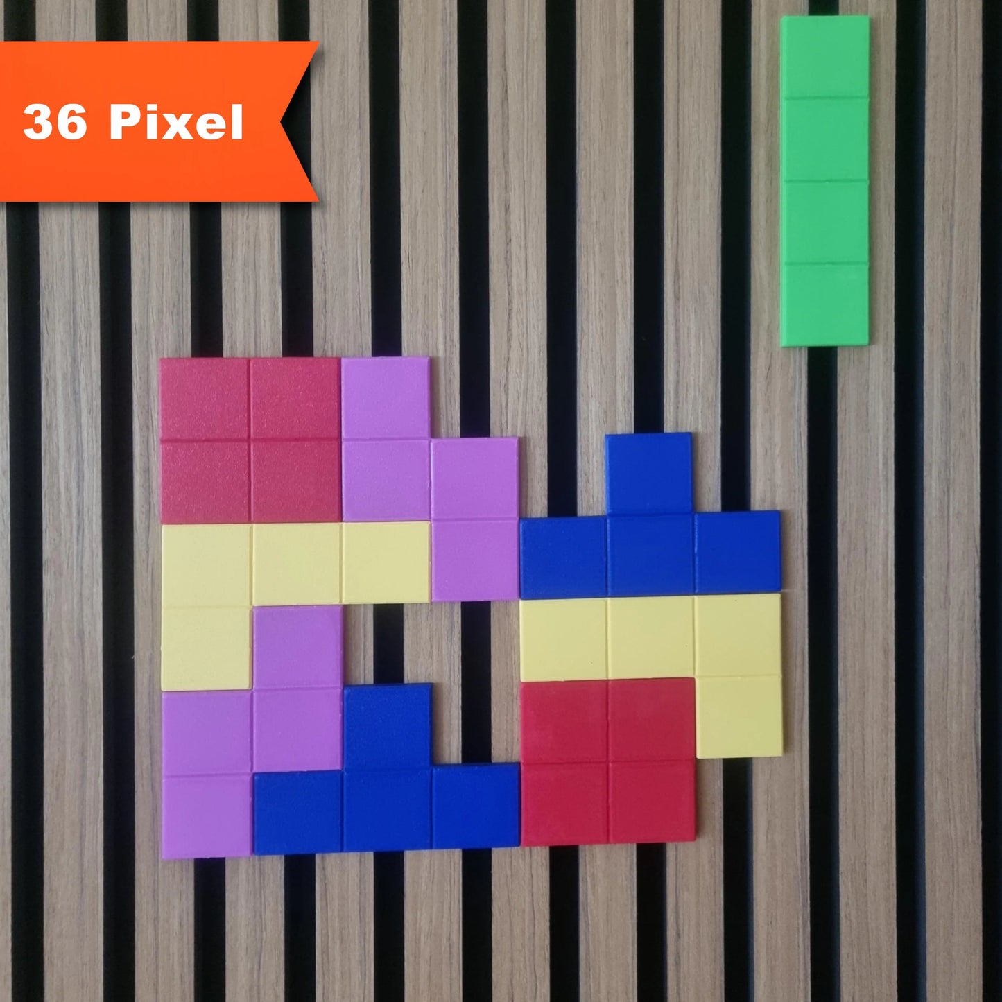 Pixel-Art Clips für Akustikpaneele (x10)