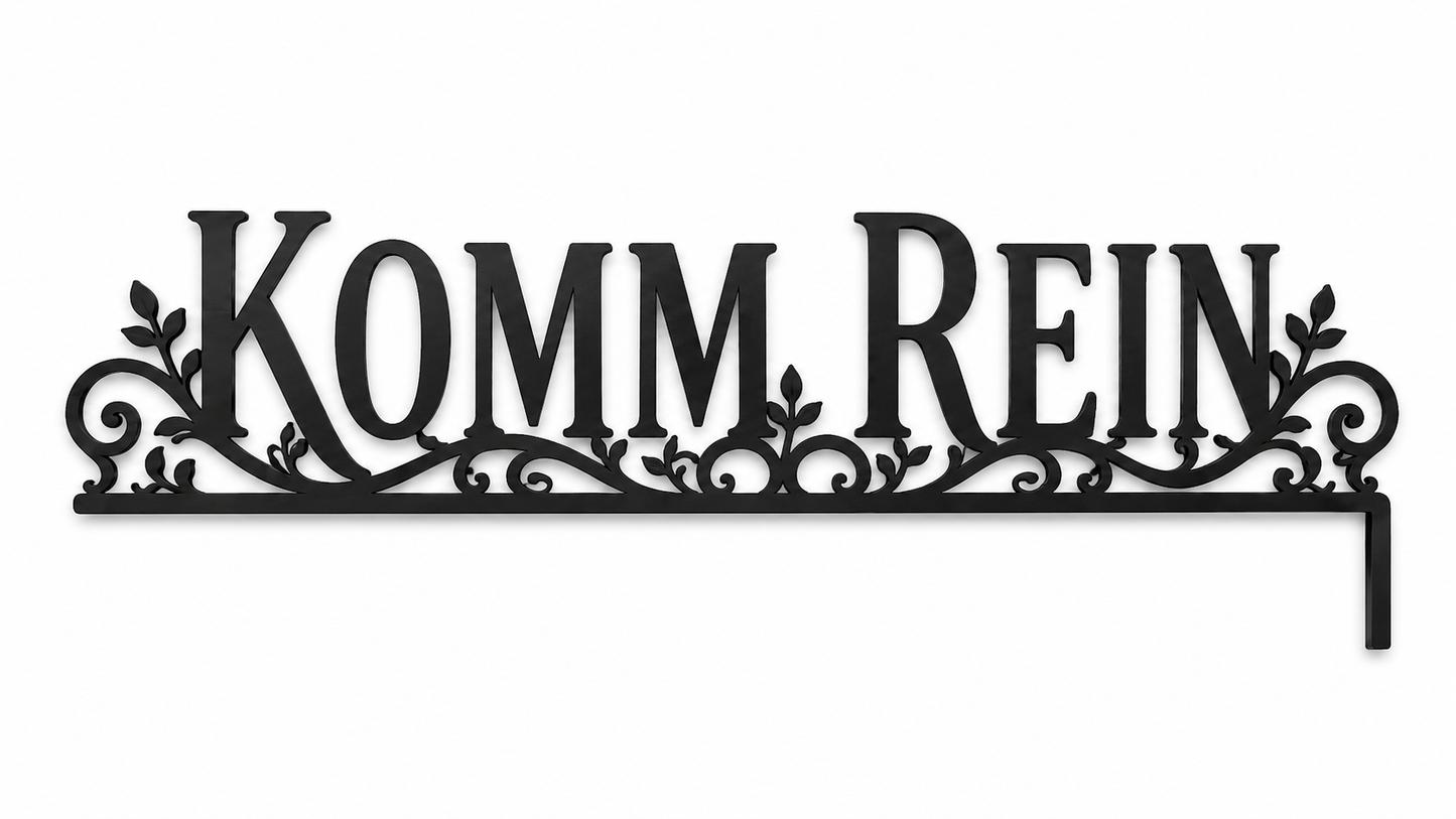 Türrahmen-Deko "Komm rein"