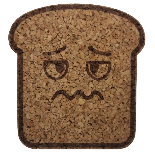 Untersetzer 4x Toastscheiben