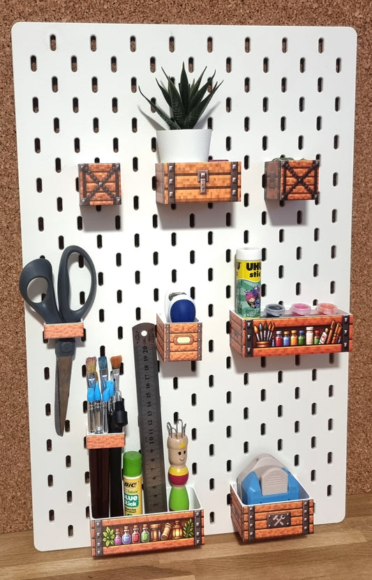Pixel Aufbewahrungsbox passend für IKEA SKADIS