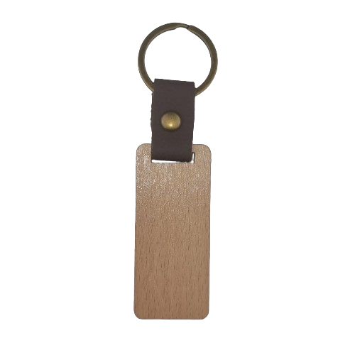 DIY Holz Schlüsselanhänger hell
