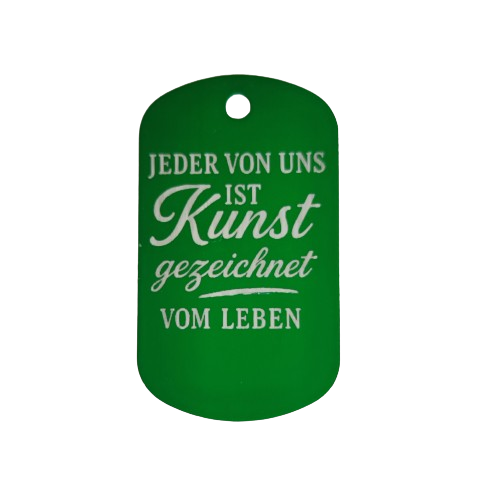 Anhänger - Jeder von uns ist Kunst