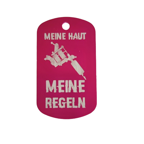 Anhänger - Meine Haut meine Regeln