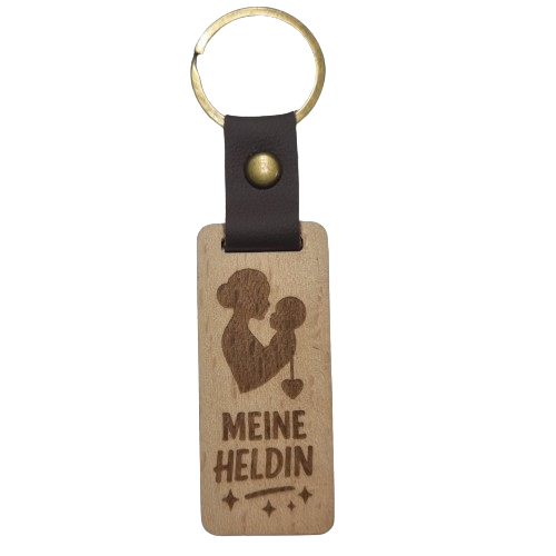 Schlüsselanhänger - Meine Heldin
