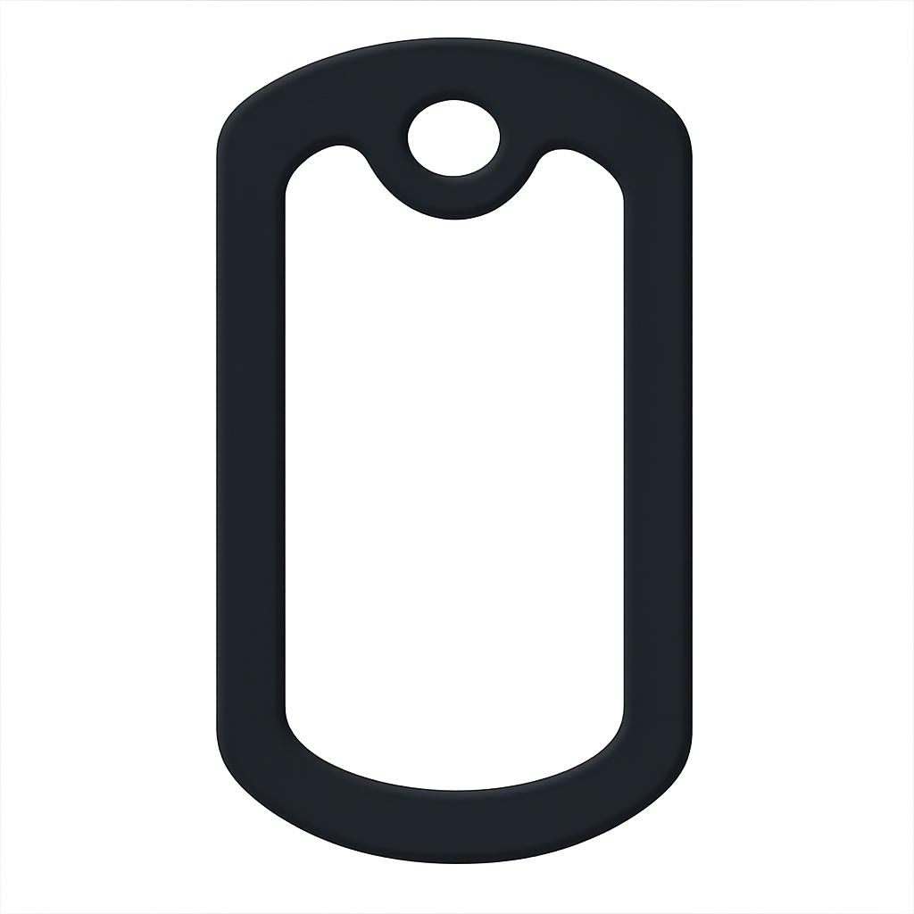 Silikon-Schutzhülle für Dog Tag Anhänger