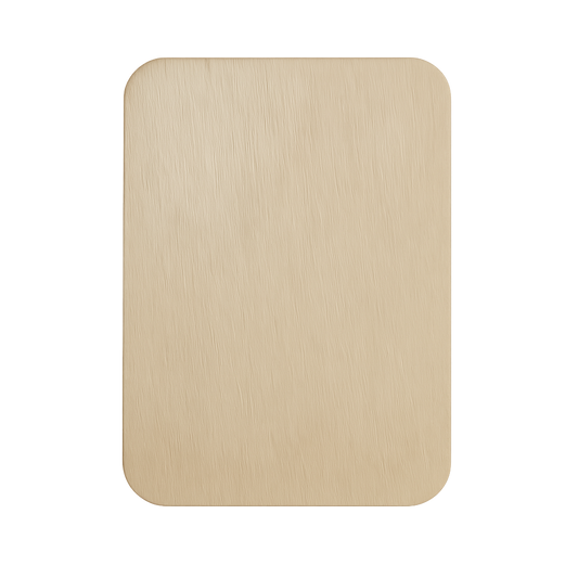 Holzkarte abgerundet