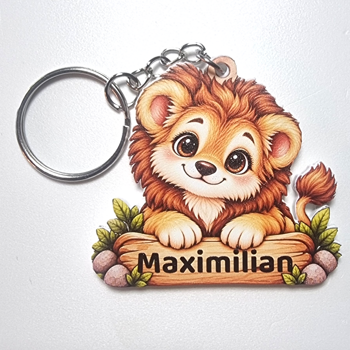 Personalisierter Schlüsselanhänger mit Name