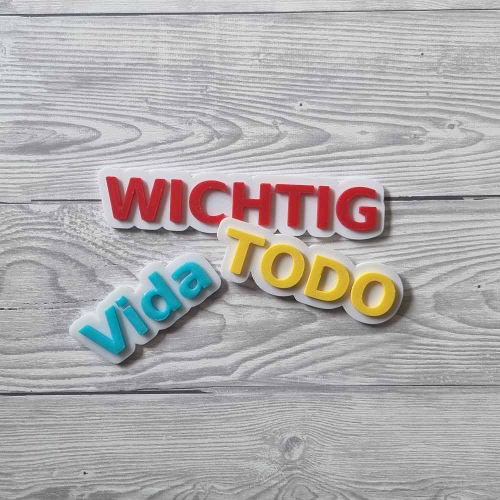 Personalisierter Magnet mit Wunschtext