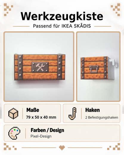 Pixel Aufbewahrungsbox passend für IKEA SKADIS