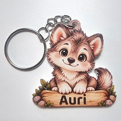 Personalisierter Schlüsselanhänger mit Name