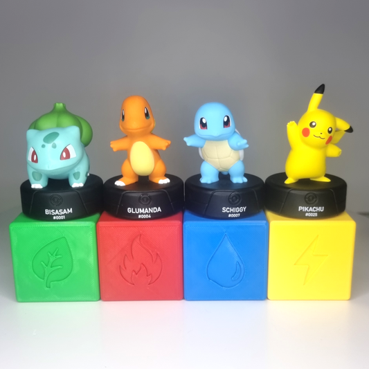 Magnet-Würfel als Figurenhalter – passend für Pokémon Tonies