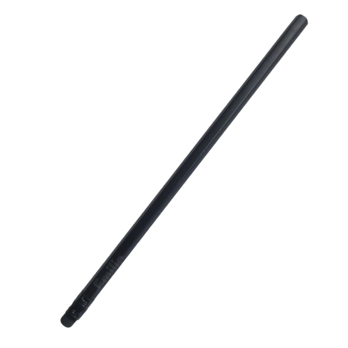 Schwarzer Bleistift mit Radiergummi