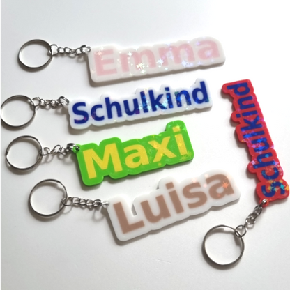 Schlüsselanhänger mit Sternen-Effekt