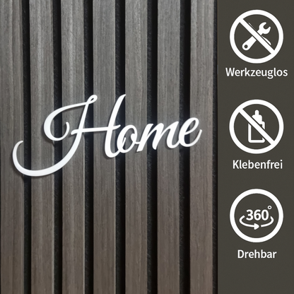 Home 3D-Schriftzug für Akustikpaneele