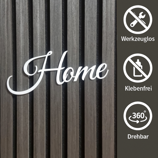 Home 3D-Schriftzug für Akustikpaneele