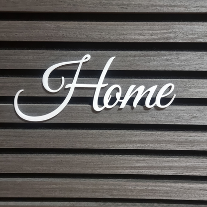 Home 3D-Schriftzug für Akustikpaneele