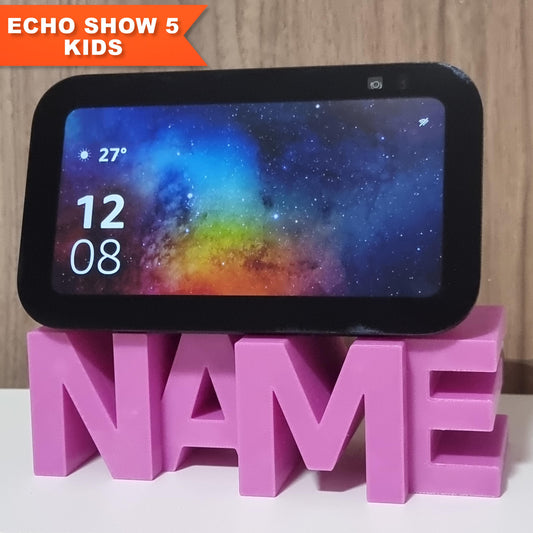 Ständer mit Namen passend für Amazon Echo Show 5 Kids (3. Generation)
