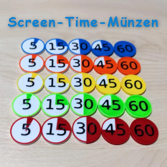 Screen Time Münzen Set (20 Stück)