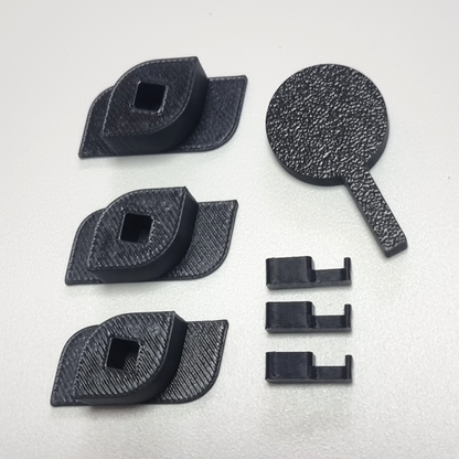 3x Bilderrahmen Haken für Akustikpaneele