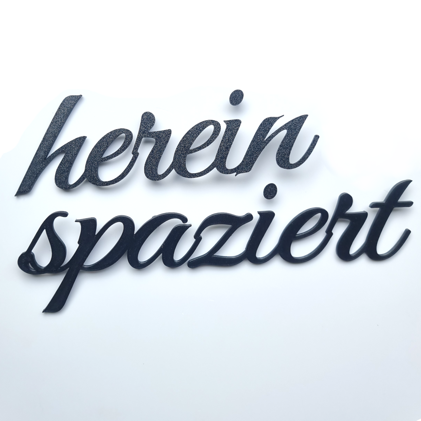 Hereinspaziert 3D-Schriftzug für Akustikpaneele