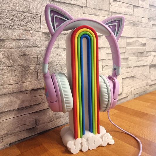 Regenbogen Kopfhörerständer für Kinder