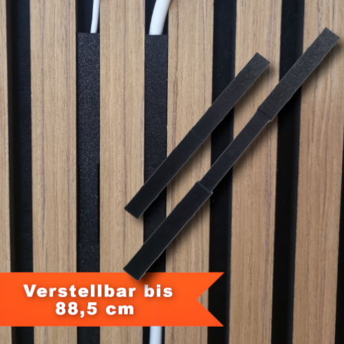 Verstellbarer Kabelkanal für Akustikpaneel