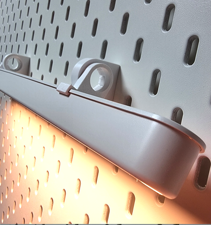 LED Halterung passend für Ikea SKADIS und ROLFSTORP