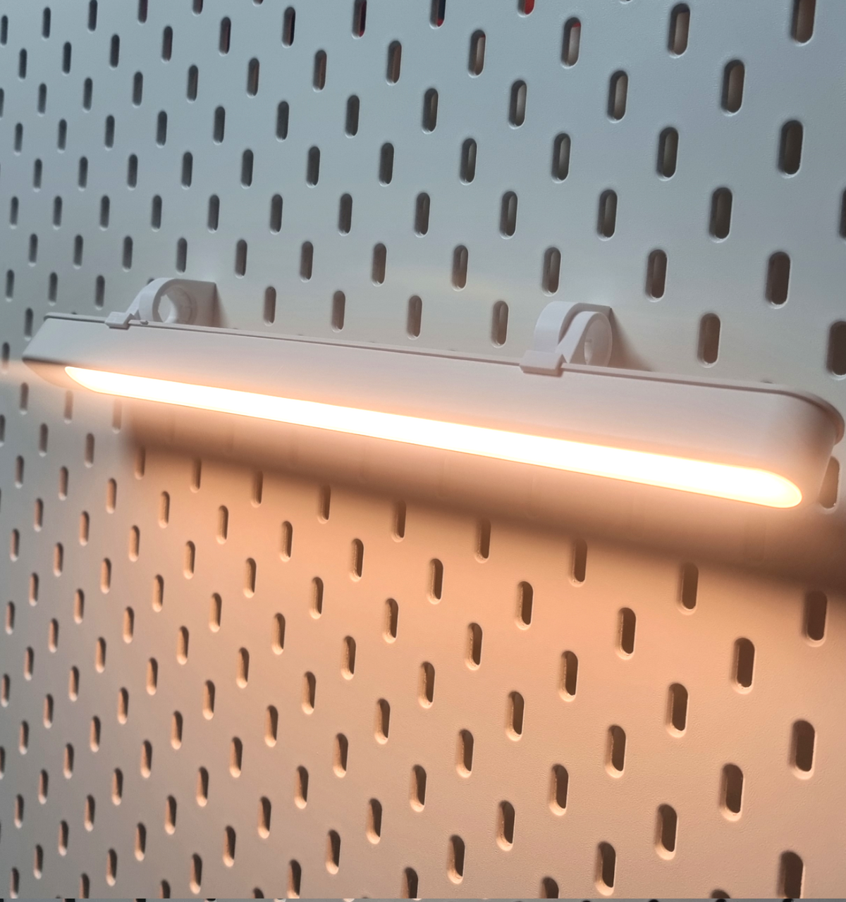 LED Halterung passend für Ikea SKADIS und ROLFSTORP