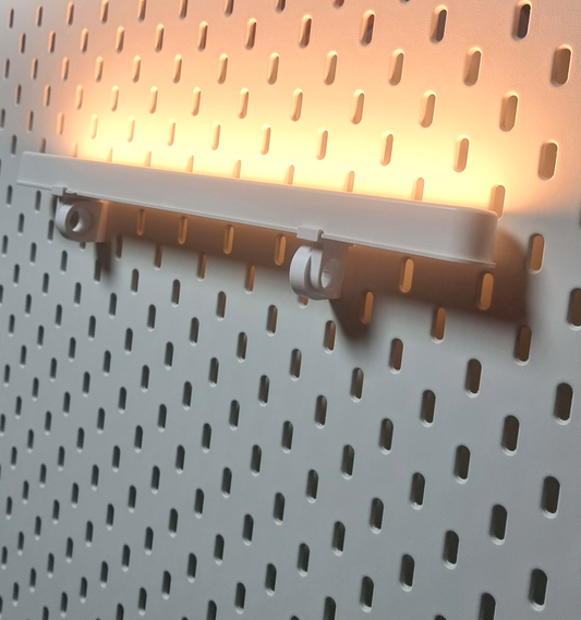 LED Halterung passend für Ikea SKADIS und ROLFSTORP