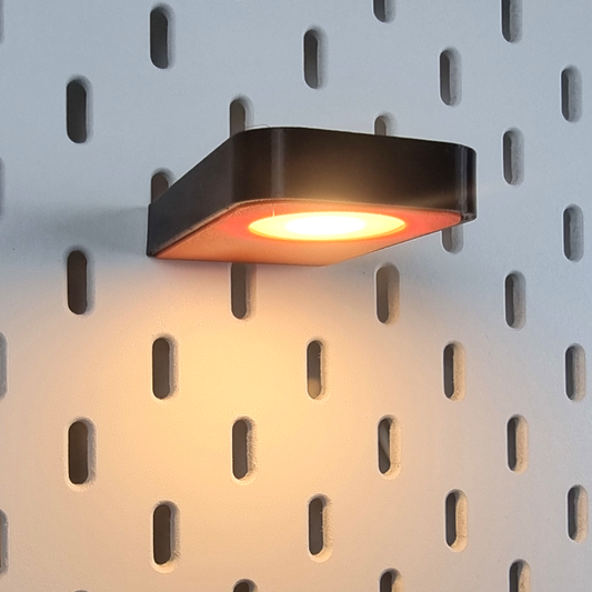 LED-Wandhalter passend für Ikea Skadis und Kapplake