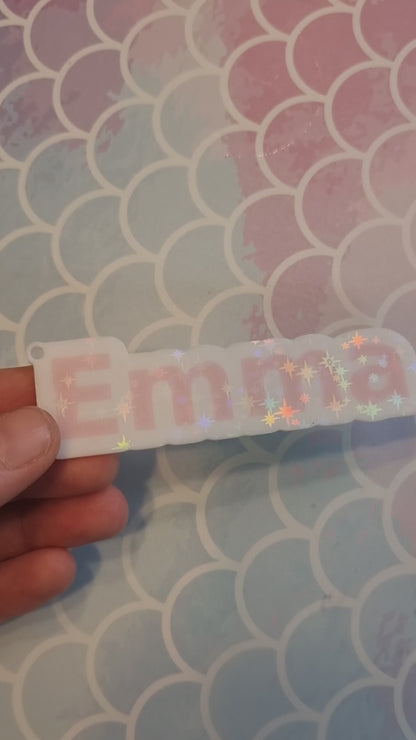 Schlüsselanhänger mit Sternen-Effekt