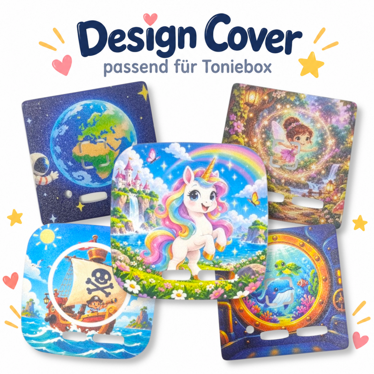 Design-Cover mit UV-Druck passend für die Toniebox