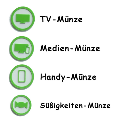 Medien- & Süßigkeiten-Münzen