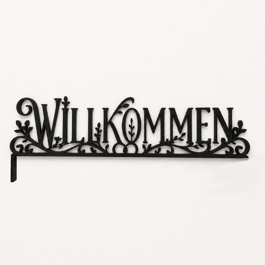Türrahmen-Deko "Willkommen"